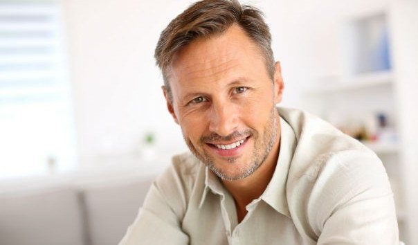 man smiling