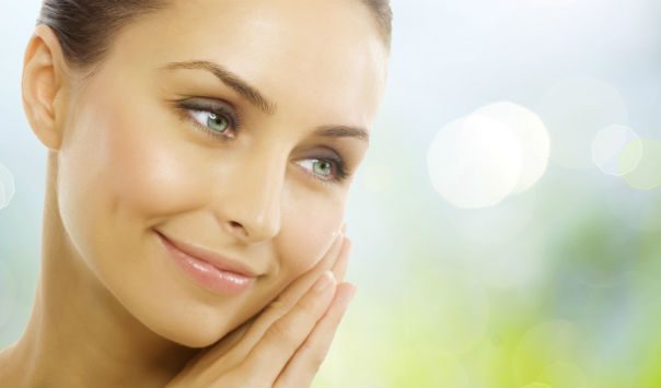 woman smirking