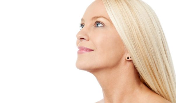woman with long blonde hair