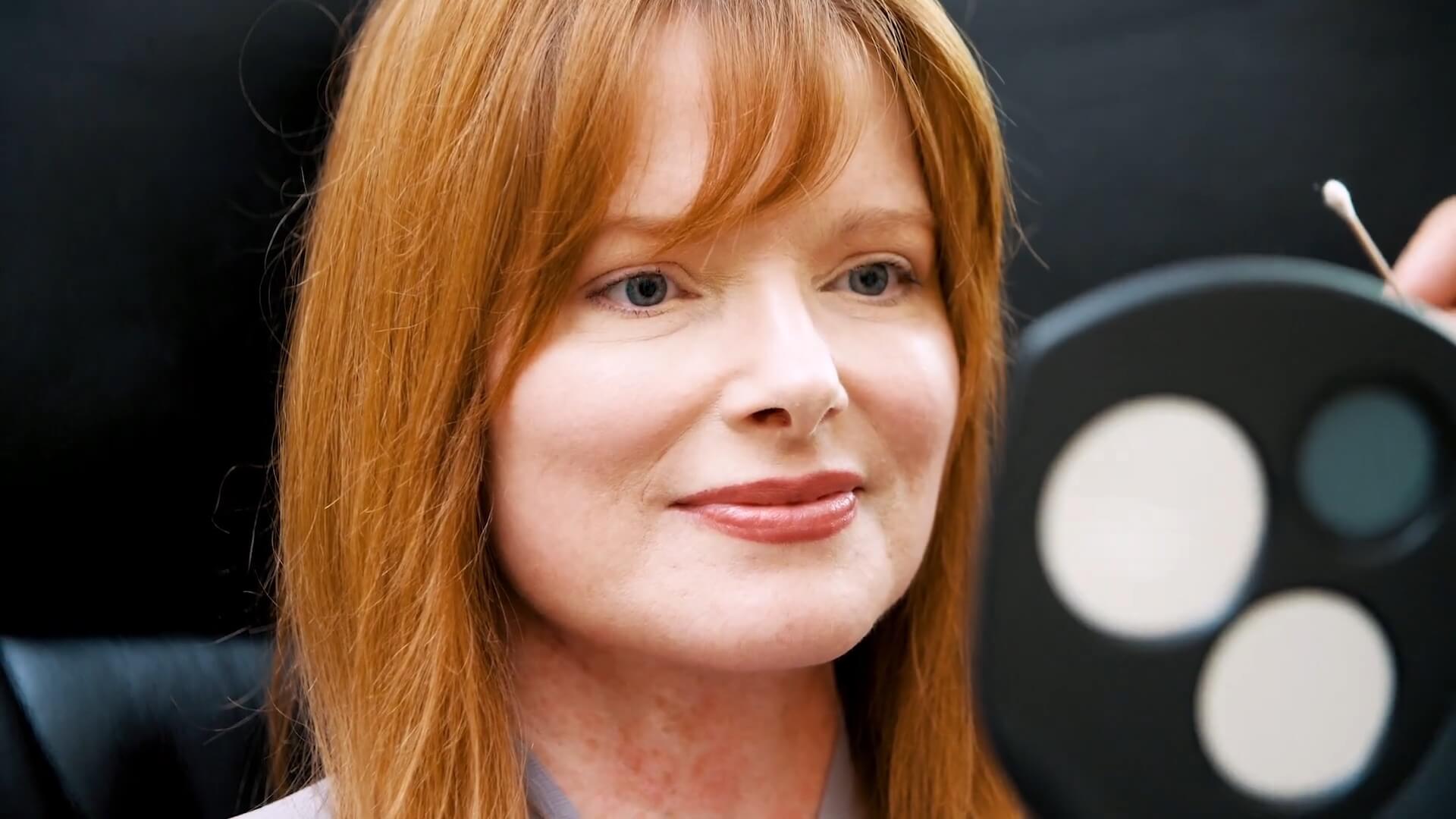 Screenshot from video of Patient Testimonial